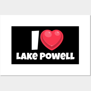 I love Lake Powell Posters and Art